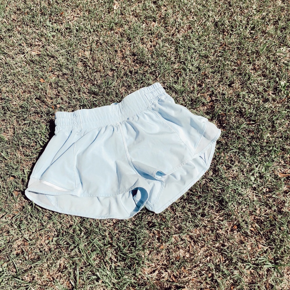 Blueish grey Lululemon shorts